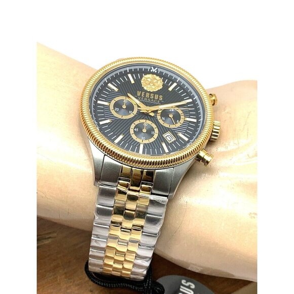 Versus by Versace Men's Watch VSP970221 Quartz Chronograph Two Tone Steel - Picture 5 of 14